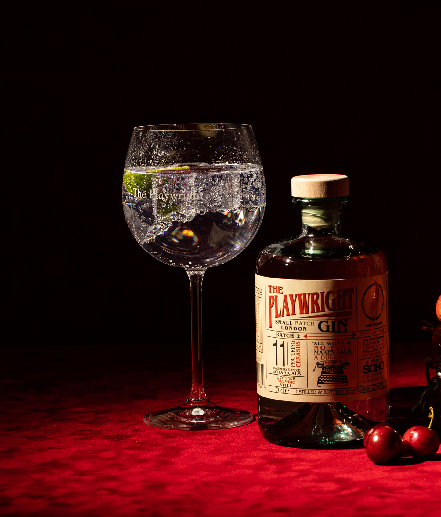 Playwright Gin Bottle (70cl)